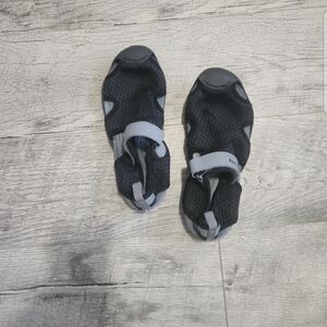 CROCS Black and Gray Mules